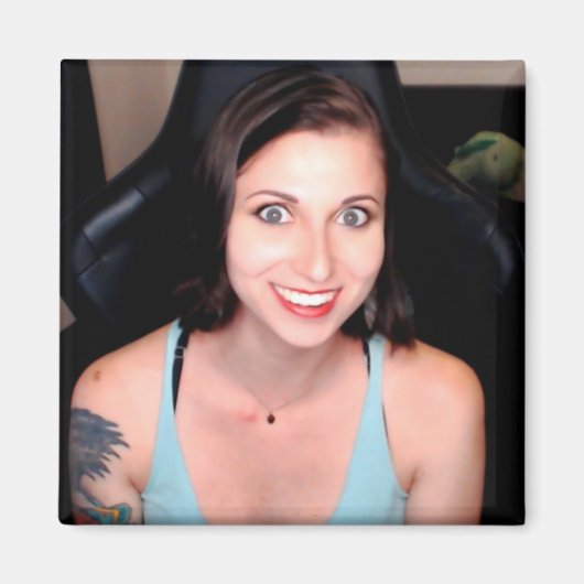 Cosmic Crazy Gamer Vriendin Magneet (Voorkant)