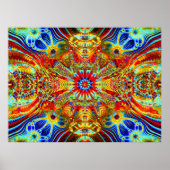 Cosmic Creatrip2 - Psychedelic trippy visuals Poster (Voorkant)