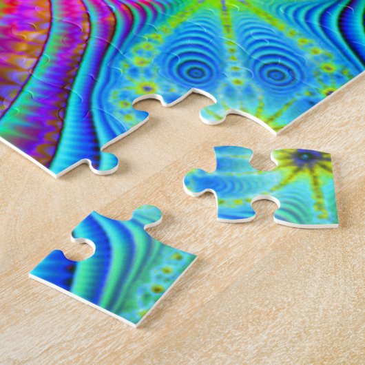 Cosmic Creatrip - Psychedelic trippy-ontwerp Legpuzzel (Zijkant)