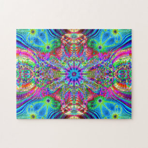 Cosmic Creatrip - Psychedelic trippy-ontwerp Legpuzzel