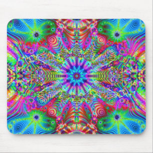 Cosmic Creatrip - Psychedelic trippy-ontwerp Muismat