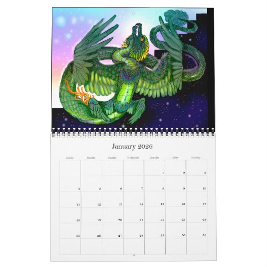 Cosmic Creats Calendar Kalender (Jan 2026)