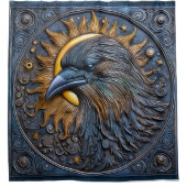 Cosmic Crows 01 Douchegordijn (Voorkant)