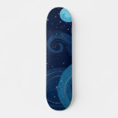 Cosmic Cruiser Galaxy Style Skateboard (Voorkant)