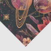 Cosmic Crystal Ringed Planet Fantasy Art (11) Tissuepapier (Detail)