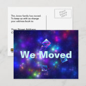 Cosmic Cubes Aankondigingskaart (Voorkant / Achterkant)