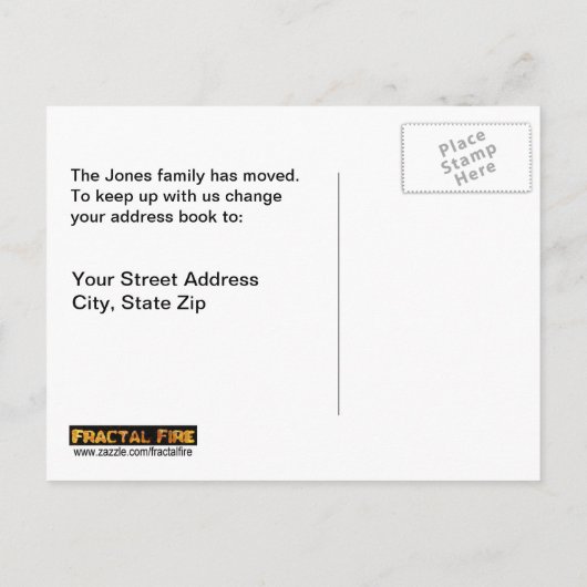 Cosmic Cubes Aankondigingskaart (Achterkant)