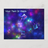 Cosmic Cubes Briefkaart (Voorkant)