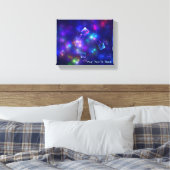 Cosmic Cubes Canvas Afdruk (Insitu (Slaapkamer))