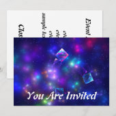 Cosmic Cubes Kaart (Voorkant / Achterkant)