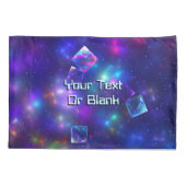 Cosmic Cubes Kussensloop (Achterkant)