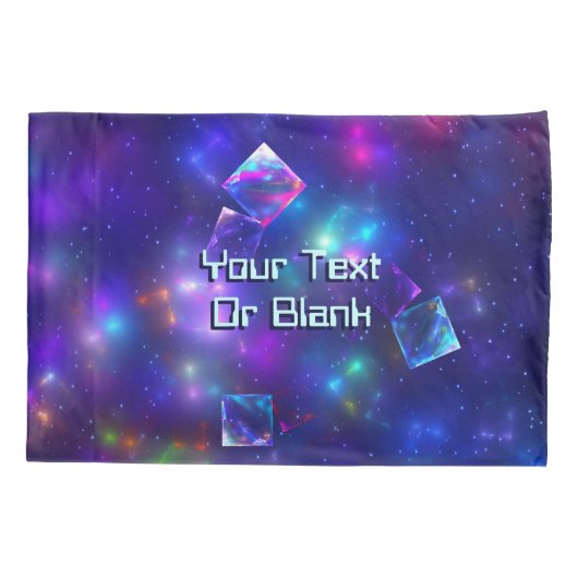 Cosmic Cubes Kussensloop (Achterkant)