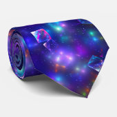 Cosmic Cubes Stropdas (Opgerold)