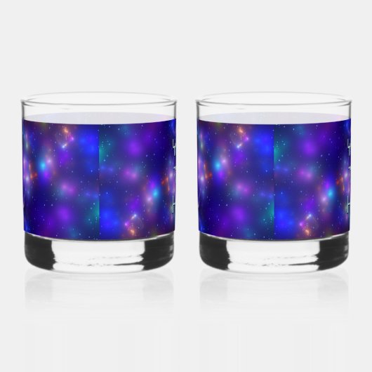 Cosmic Cubes Whisky Glas (Rechts)