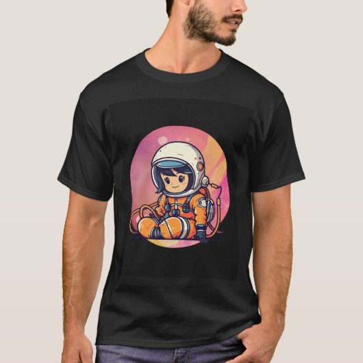 Cosmic Cutie - Little Astronaut Adventure T-shirt (Voorkant)