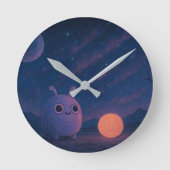 Cosmic Cutie Wandklok (Voorkant)