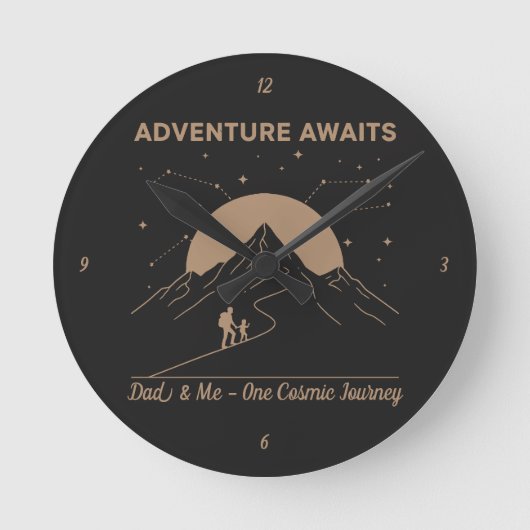 Cosmic Dad & Me Adventure Ronde Klok (Voorkant)
