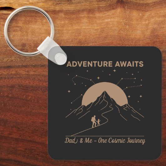 Cosmic Dad & Me Adventure Sleutelhanger (Voorkant)