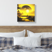 Cosmic Dawn Canvas Afdruk (Insitu (Slaapkamer))