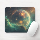 Cosmic Dawn Nebula Design Muismat (Met muis)