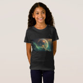Cosmic Dawn Nebula Design T-shirt (Voorkant volledig)