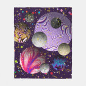 Cosmic Delight Fleece Deken (Voorkant)