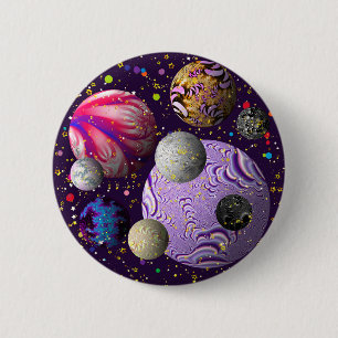 Cosmic Delight Ronde Button 5,7 Cm