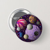 Cosmic Delight Ronde Button 5,7 Cm (Voorkant /achterkant)