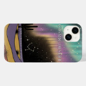 Cosmic Desert Aurora • Retro Western Nachtelijke H Case-Mate iPhone Case (Achterkant (horizontaal))