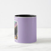 Cosmic Desert Aurora • Retro Western Night Sky Mok (Midden)