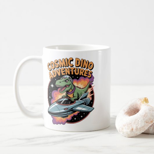 Cosmic Dino Adventures Koffiemok (Met donut)