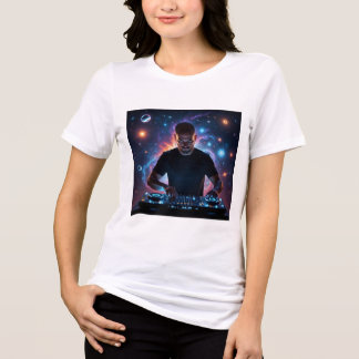Cosmic DJ: De muziek van het universum mixen” Tri-Blend Shirt