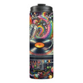 Cosmic DJ Setup Muziek Extravaganza Thermosbeker (Voorkant)