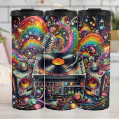 Cosmic DJ Setup Muziek Extravaganza Thermosbeker