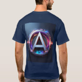 Cosmic DJ Spiral - Muziek ontmoet het universum T-shirt (Achterkant)