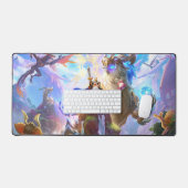 Cosmic Dragon Gaming Desk Mat | (Keyboard & Muis)