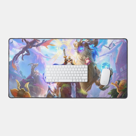 Cosmic Dragon Gaming Desk Mat |  (Keyboard & Muis)