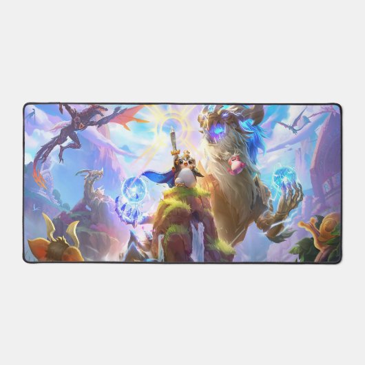 Cosmic Dragon Gaming Desk Mat |  (Voorkant)