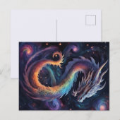 cosmic dragon postcard briefkaart (Voorkant / Achterkant)