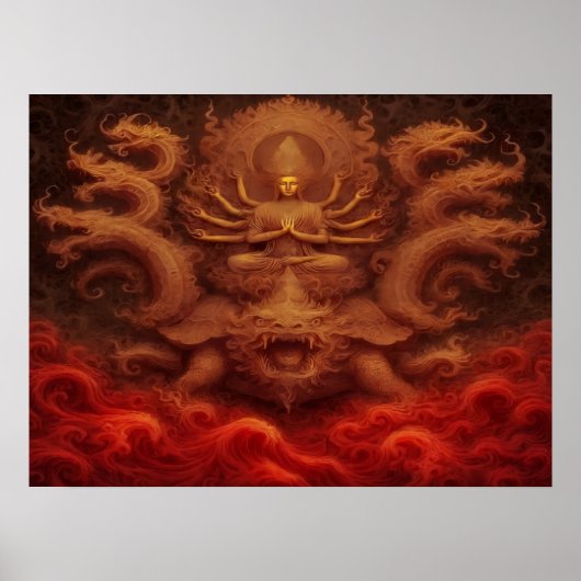 Cosmic Dragon Poster (Voorkant)