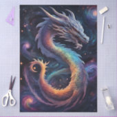 cosmic dragon tissue paper tissuepapier (Craft)