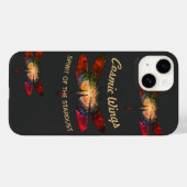 Cosmic Dragonfly • Galaxy Wings & Nebula Trails Case-Mate iPhone Case (Achterkant (horizontaal))