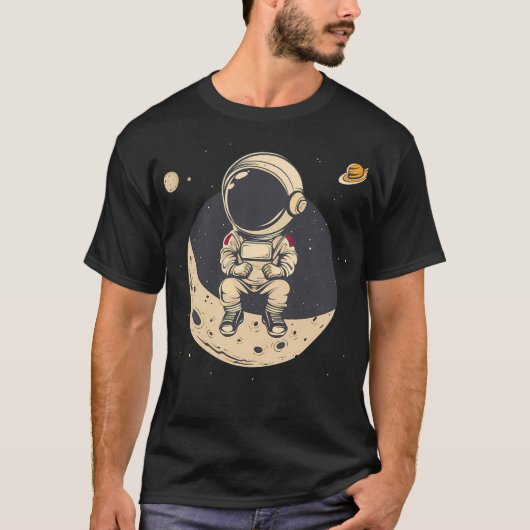 Cosmic Dreams Astronaut Adventures in Space Explor T-shirt (Voorkant)