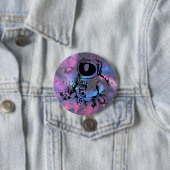 Cosmic Dreams - Galaxy Astronaut Button (In situ)