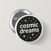 Cosmic Dreams Ronde Button 5,7 Cm (Voorkant /achterkant)