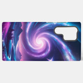Cosmic Dreamscape Fantasy Galaxy Swirl Telefoonhoe Samsung Galaxy Hoesje (Achterkant horizontaal)