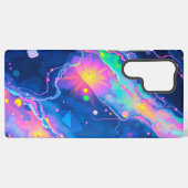 Cosmic Dreamscape kleurrijke abstracte fantasiekun Samsung Galaxy Hoesje (Achterkant horizontaal)