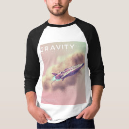 Cosmic Drift: op zwaartekracht geïnspireerd ruimte T-shirt