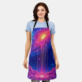 Cosmic Drip: Galaxy's Sweet Essence Schort (Gedragen)