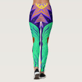 Cosmic Duality: Sun, Moon, and Sisterhood Leggings (Achterkant)